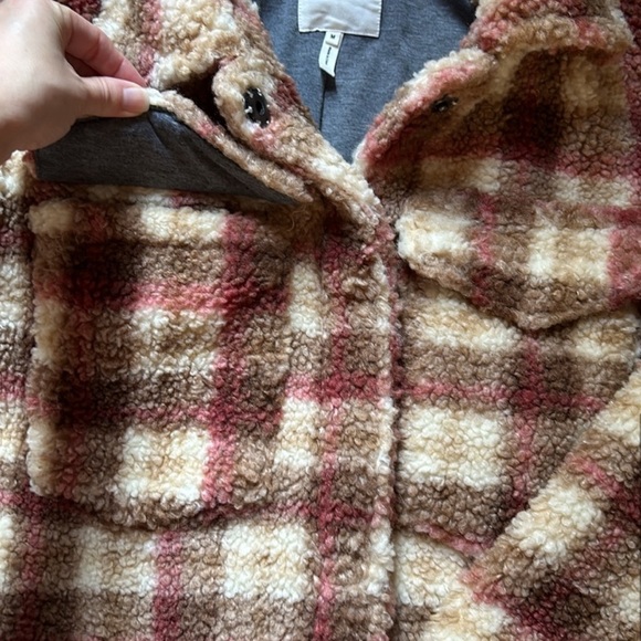 NWT Anthropologie Avec Les Filles Teddy Shearling Trucker Jacket - Picture 6 of 7